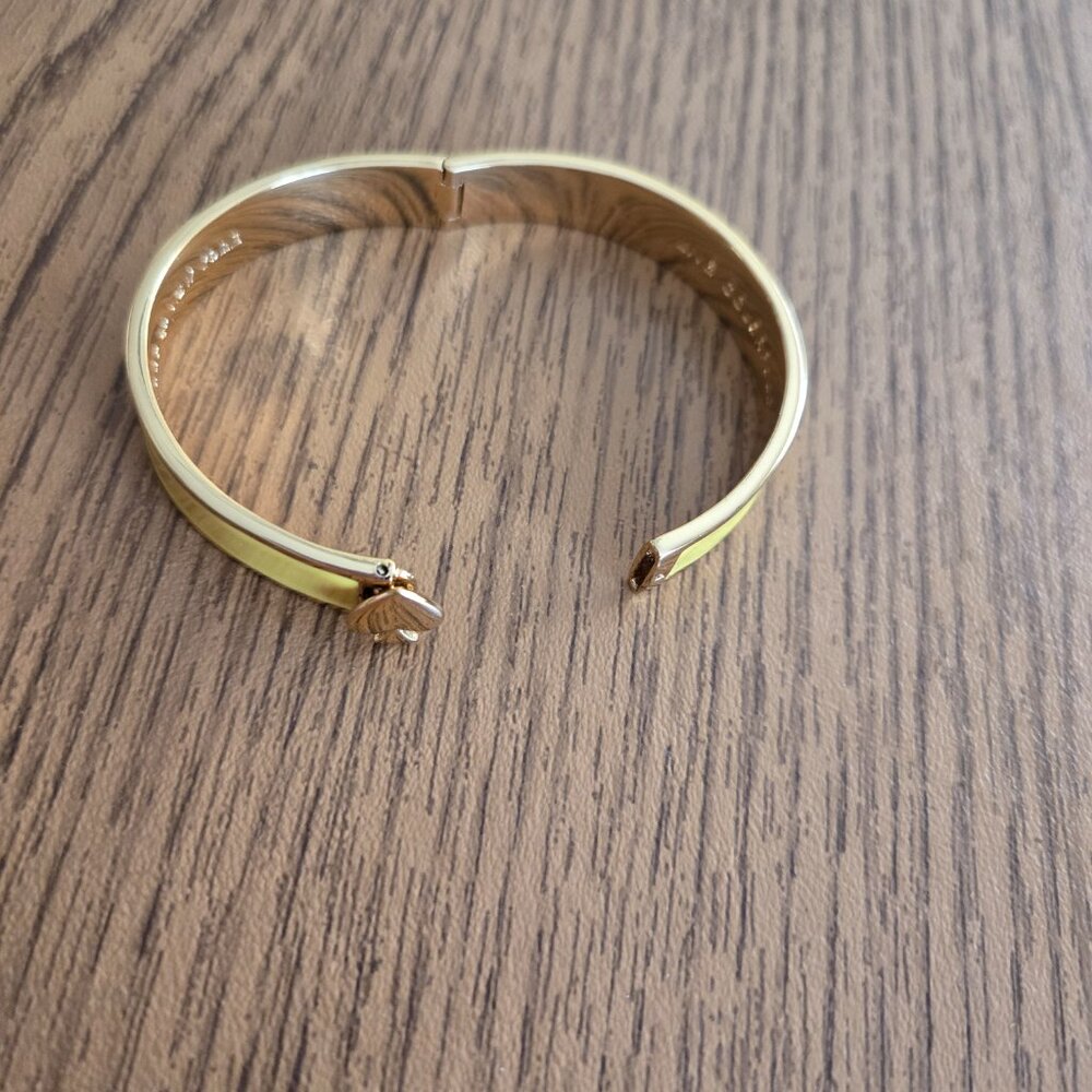 Kate Spade Yellow color enamel gold plated bracelet - Picture 7 of 9